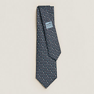 H Collection tie - Blue | Hermès USA